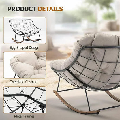 Zero Gravity Recliner – Adjustable Rocking Chair, Cloud Comfort